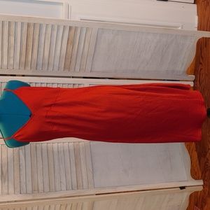 Free People Intimately Persimmon Orange Slip Dress Large